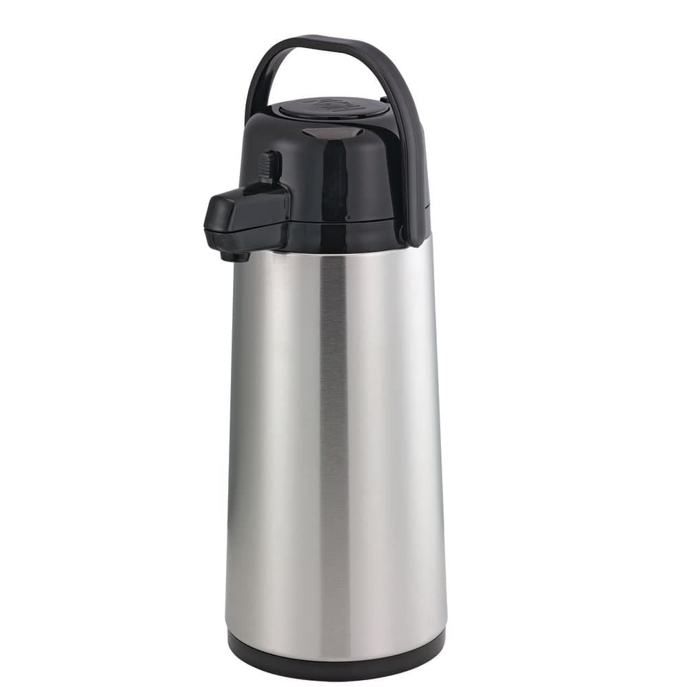 Service Ideas 1 9/10 Liter Push Button Airpot, Glass Liner (ECA19S)