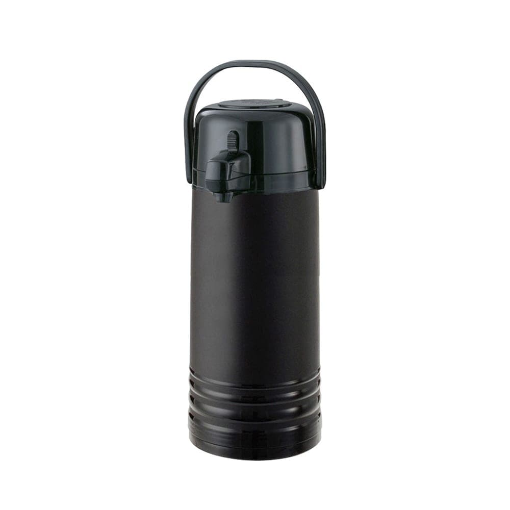 Service Ideas 2 1/5 Liter Push Button Airpot, Glass Liner, Matte Black (ECA22PBLMAT)
