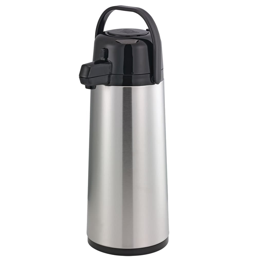 Service Ideas 2 1/5 Liter Push Button Airpot, Glass Liner (ECA22S)