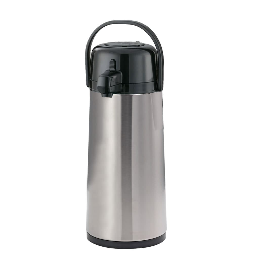 Service Ideas 2 2/5 Liter Push Button Airpot, Stainless Steel Liner (ECAS22S)