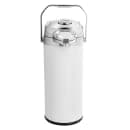 Service Ideas 2 1/5 Liter Lever Action Airpot - Stainless Steel Liner, White (ENALS22SCHWH) thumbnail 3