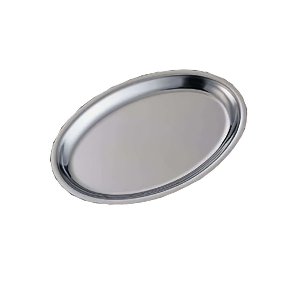 Service Ideas Oval Platter Insert For Model RO117 & FP1, Stackable, Aluminum (FP1/RO117AL)