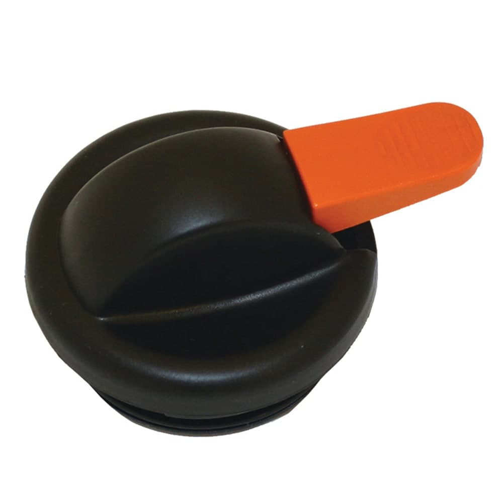 Service Ideas Decaf Lid For KVP Series Coffee Servers, Orange Push Button (KVPLIDD)