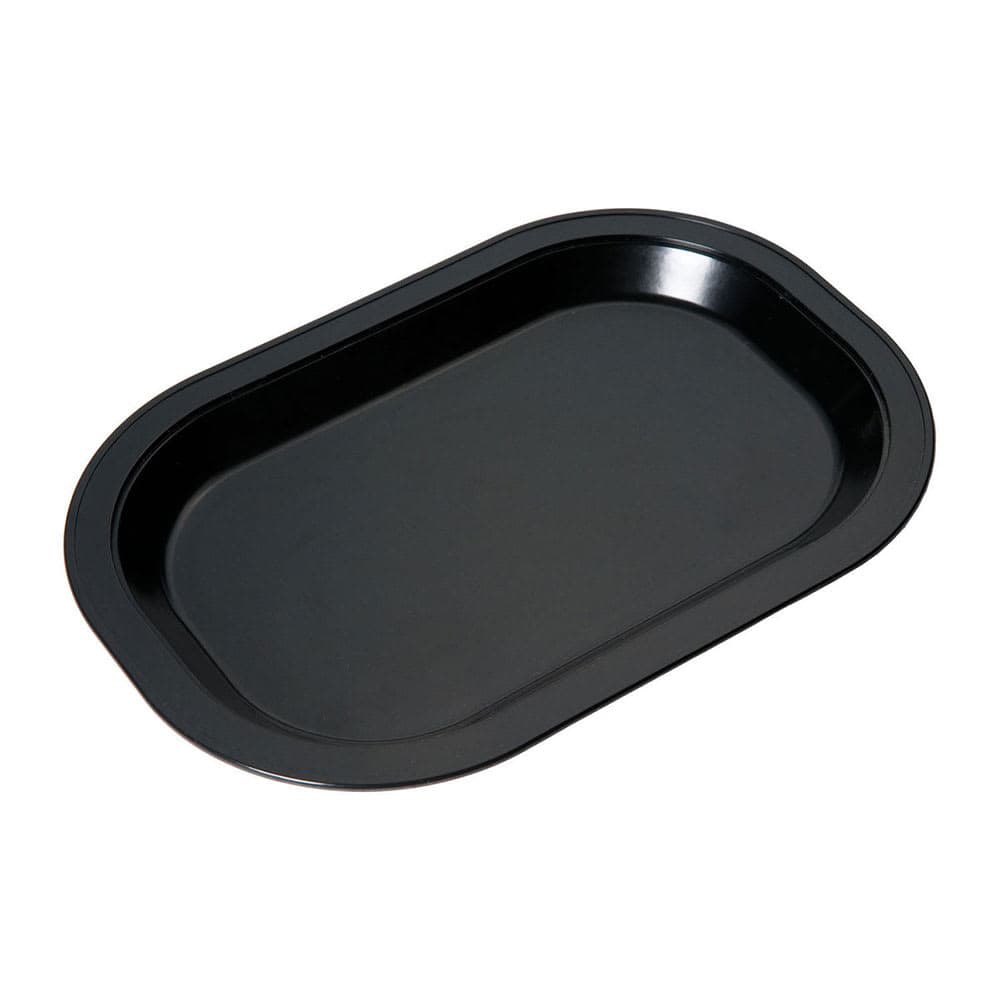 Service Ideas Rectangular Platter Base for LO12SS, Black (LO12BL)