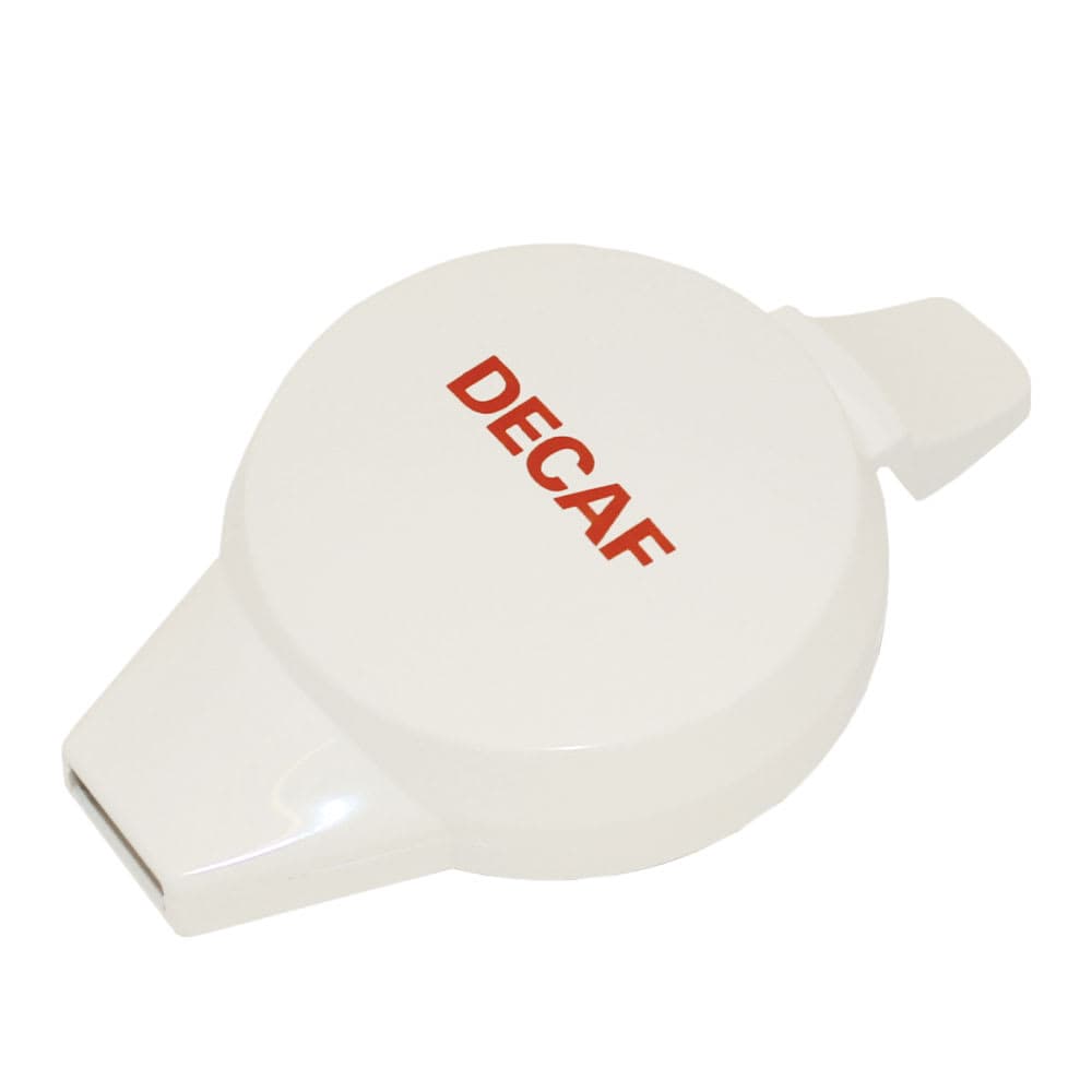 Service Ideas Decaf Welded Push Button Lid For 501, 101, 315 & 421 Server, White (NGLWWHD)