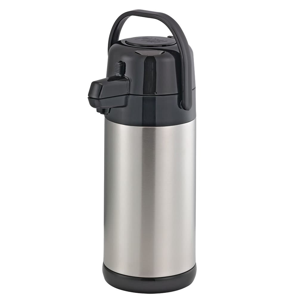 Service Ideas 2 1/2 Liter Push Button Airpot, Stainless Steel Liner (SECA25S)