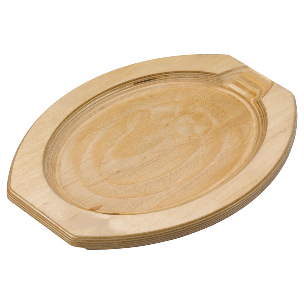Service Ideas 9" Fajita Skillet Underliner, Birchwood (SK107BH)