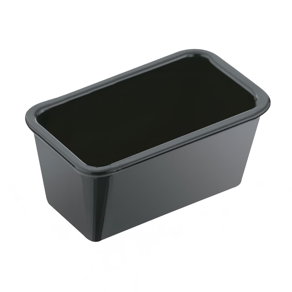 Service Ideas Rectangular Sugar Caddy - Plastic, Black (SPH5BL)