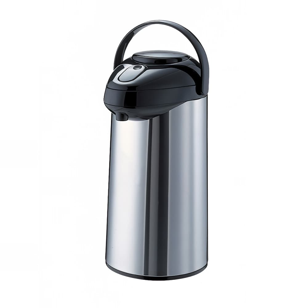 Service Ideas 3 Liter Push Button Airpot, Stainless Steel Liner (SSA300)
