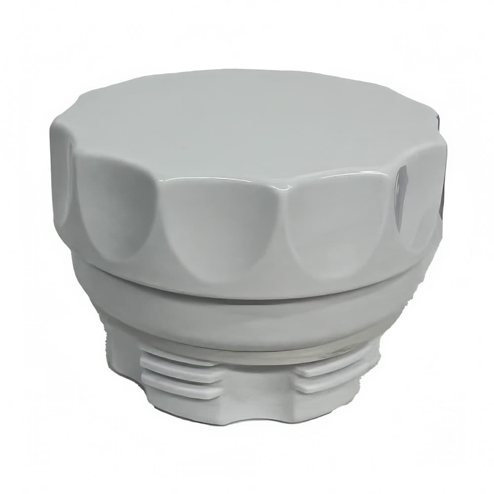 Service Ideas Lid for Twist N’ Serv™ Carafe - Plastic, White (TNSLIDWH)