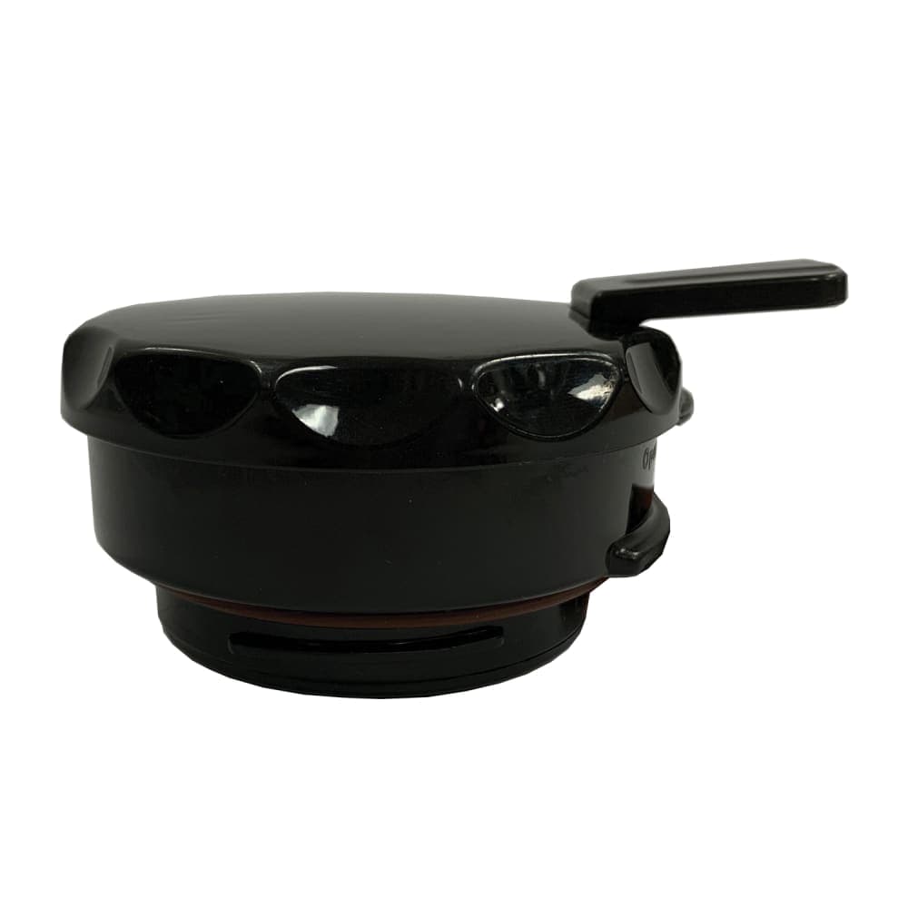 Service Ideas Push Button Lid for Twist N’ Serv™ Carafe - Plastic, Black (TNSPBLIDBL)