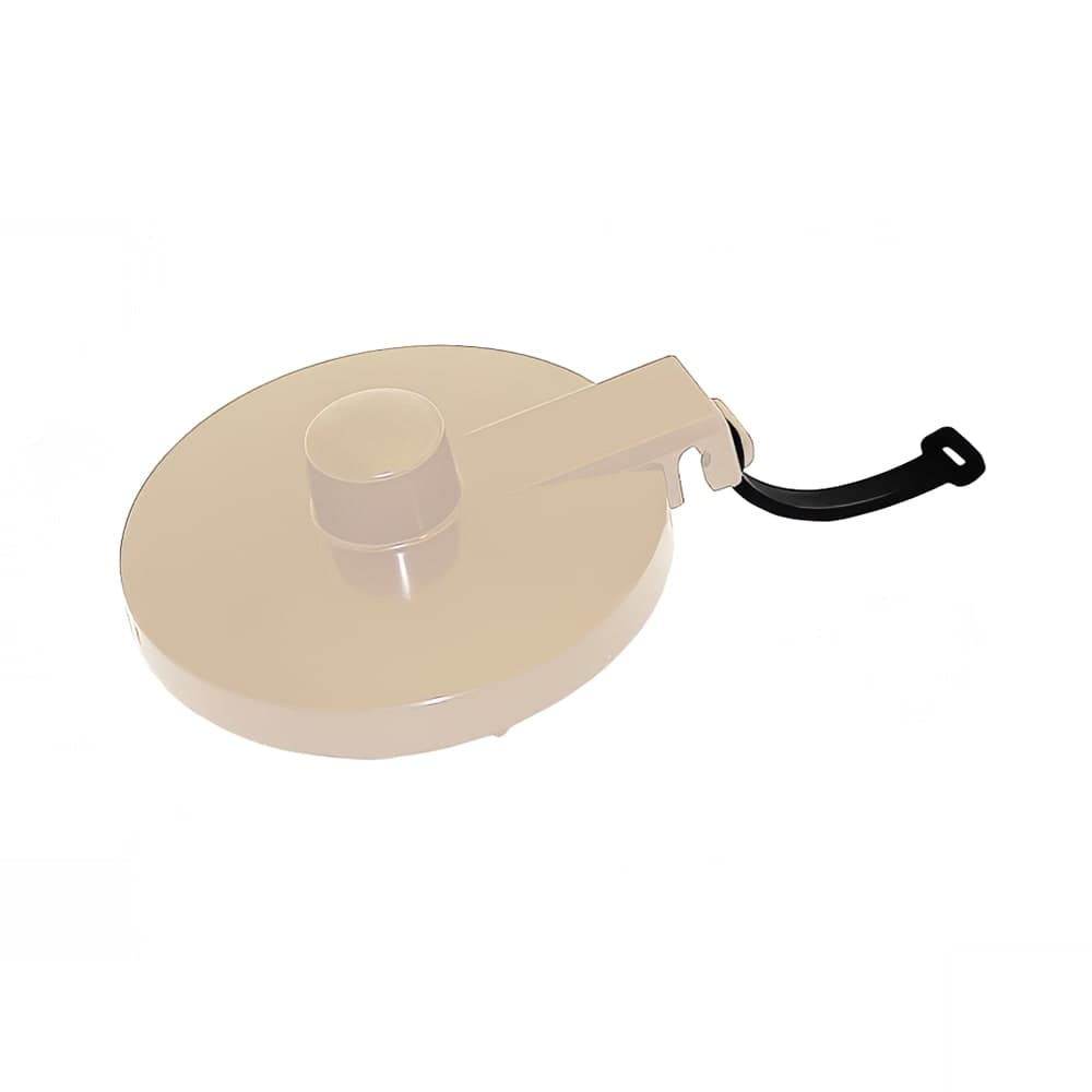 Service Ideas Replacement Lid w/ Tether For TS612 Teapot, Almond (TPLTAL)