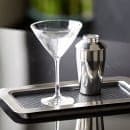 Service Ideas Rectangular Non Slip Tray - 13 1/2" x 7 1/2", Brushed Stainless (TR137RI) thumbnail 2