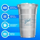 Ball 100000000173 24 oz Disposable Cup - Aluminum, Silver thumbnail 3