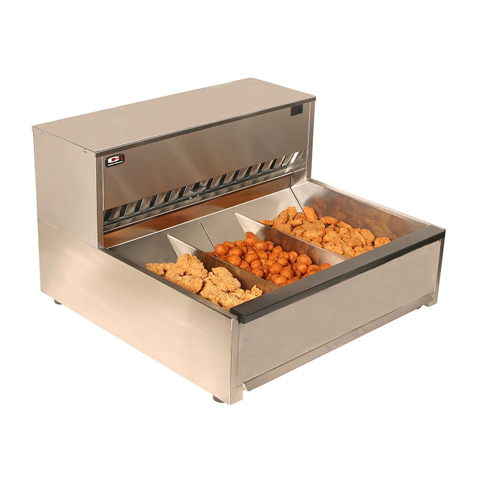 Carter-Hoffmann CNH28 28 1/8" Crisp N Hold Fry Warmer Dump Station - Underburner, 208v