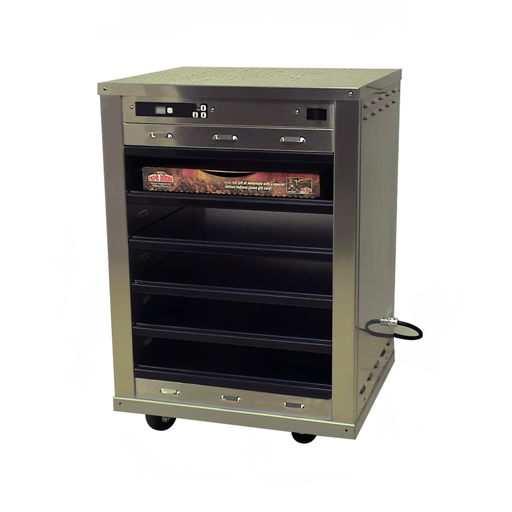 Carter-Hoffmann DF1818-4 Half Height Pass Thru Pizza Holding Cabinet w/ (4) Pizza Box Capacity, 120v