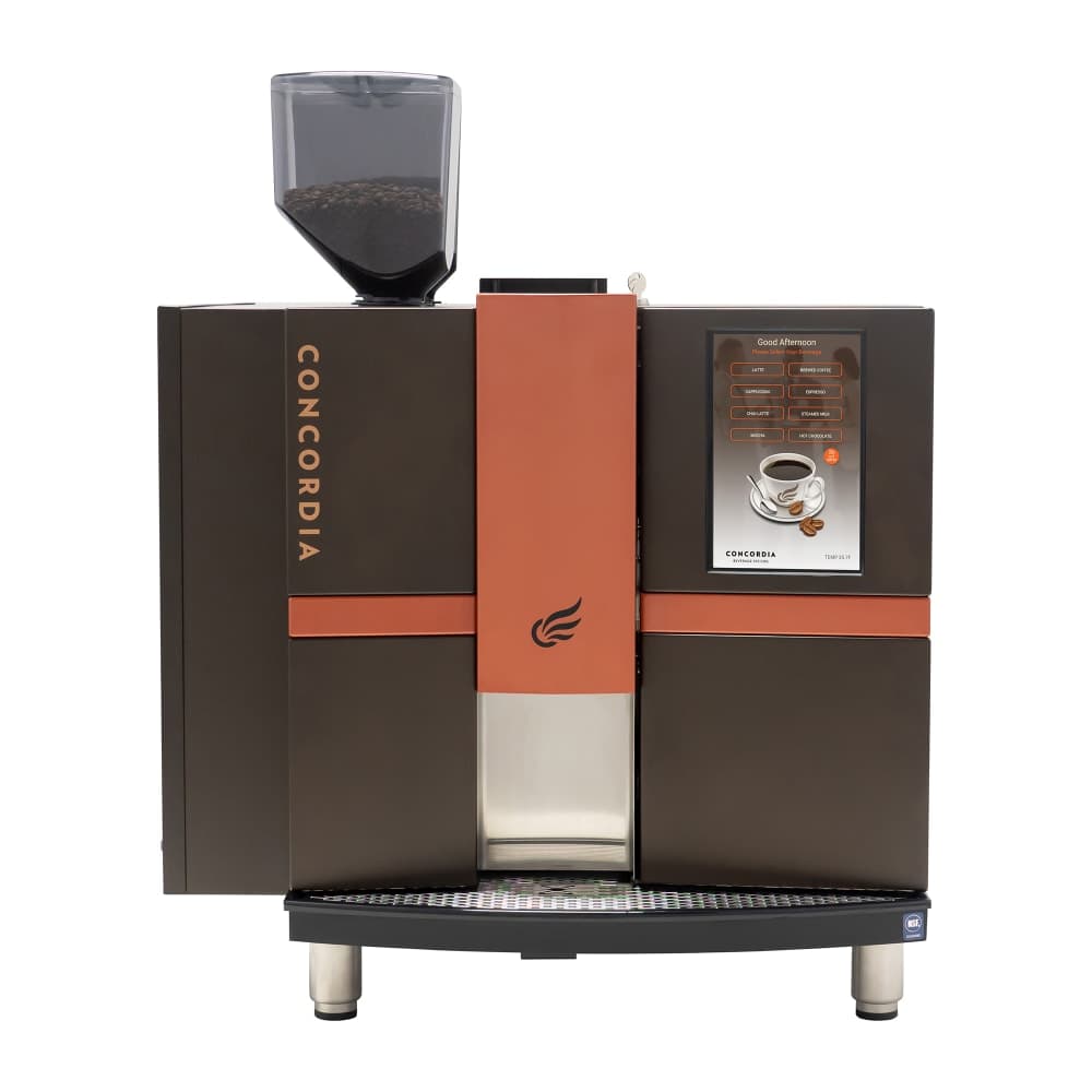 Concordia Super Automatic Espresso Machine w/ (2) 2 lb Hoppers & (2) 3 4/5 L Boilers, 200-240v (XPRESSTOUCH0)