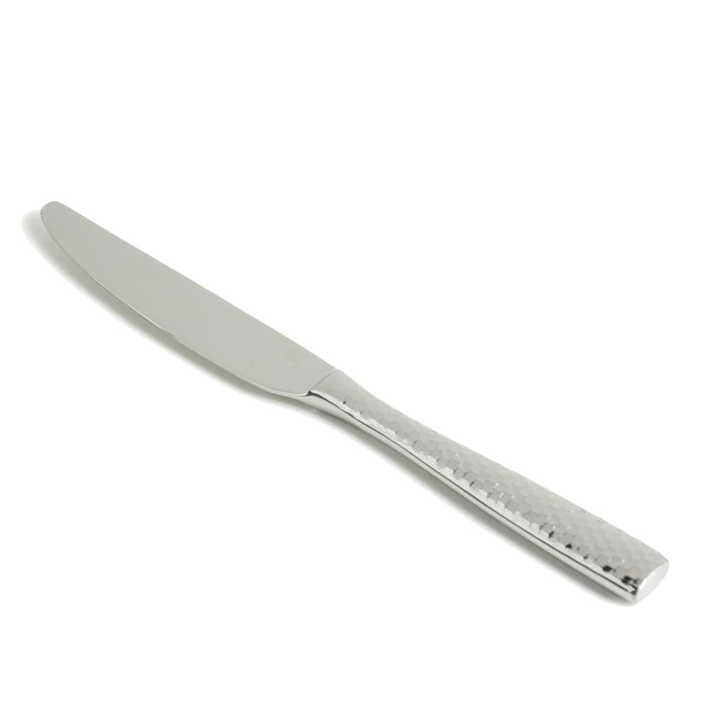 Fortessa 9 9/10" Table Knife with 18/10 Stainless Grade, Lucca Faceted Pattern (1.5.102.FC.005)