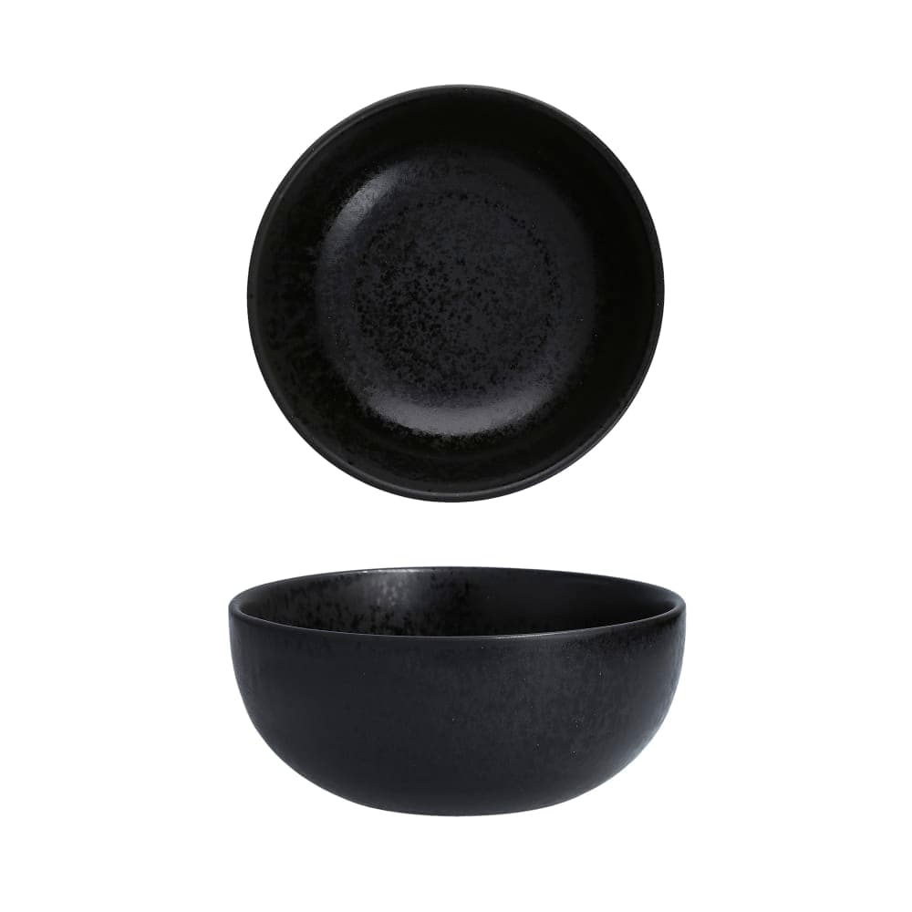 Fortessa 24 oz Round Sound Cereal Bowl - China, Midnight (6400.SND.1378)
