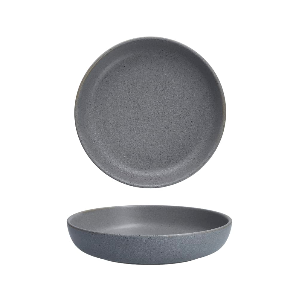 Fortessa 28 oz Round Sound Pasta Bowl - China, Cement (6500.SND.1339)