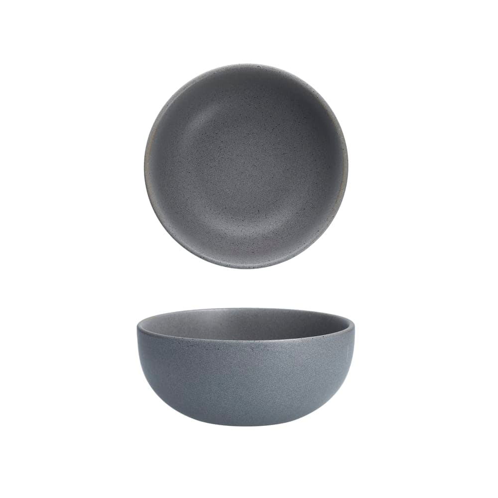 Fortessa 24 oz Round Sound Cereal Bowl - China, Cement (6500.SND.1378)