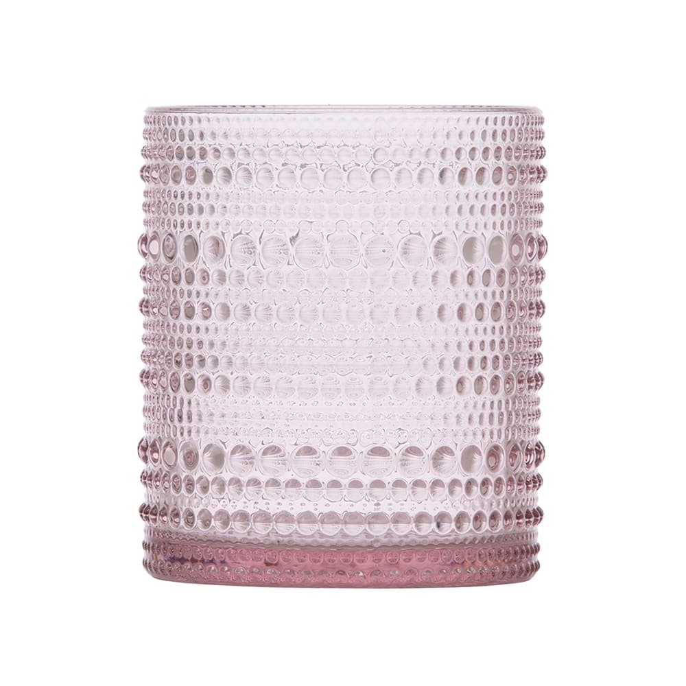 Fortessa 10 oz Jupiter Double Old Fashioned Glass, Pink (DV.JUPITERPK.04)