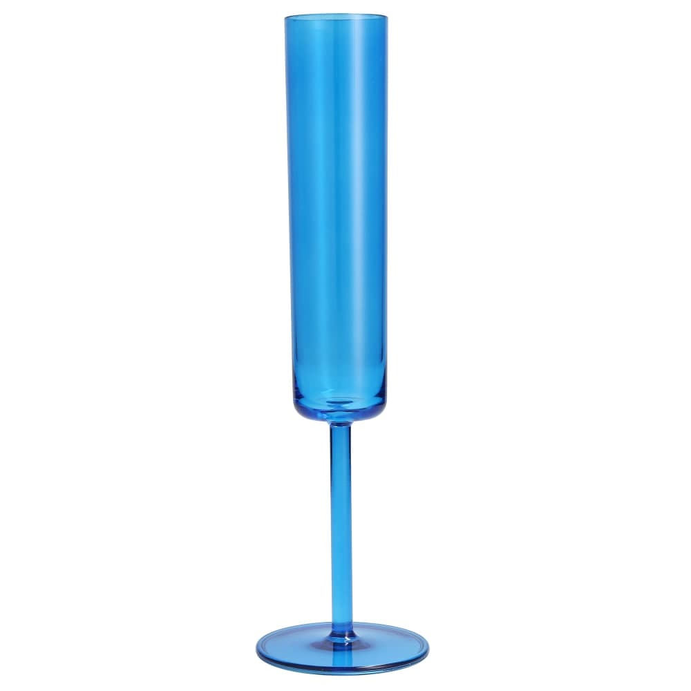 Fortessa 6 oz Outside Champagne Flute, Plastic, Blue (DV.PS.HHH261BL)