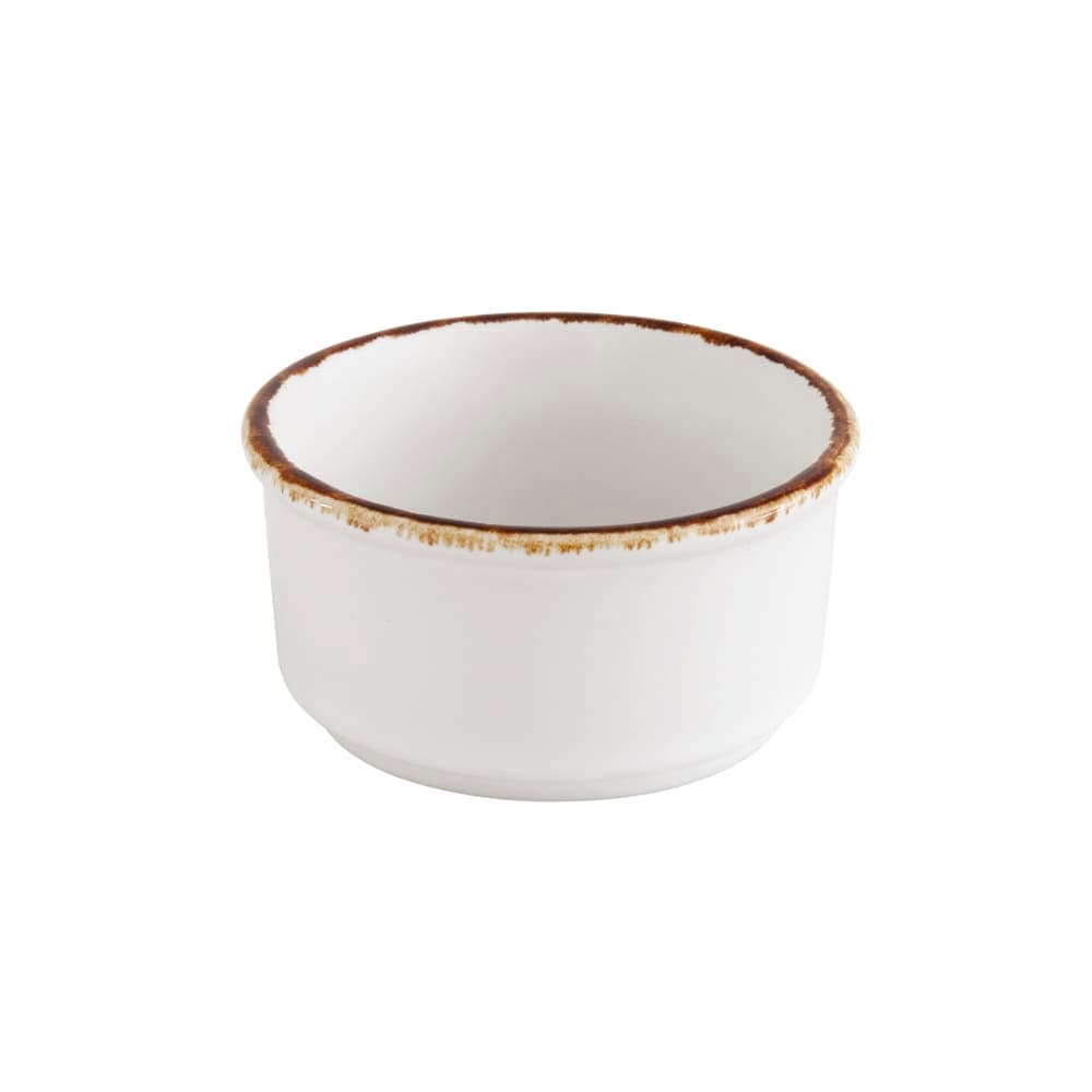 Fortessa 2 3/4" Spice Salt Ramekin - China, White (TC.590145.4)
