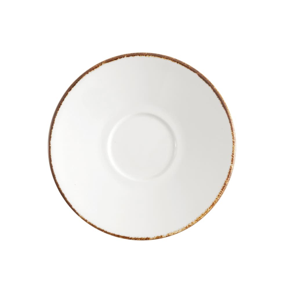 Fortessa 7" Round Spice Salt Doppio/Breakfast Saucer - China, White (TC7400.DV.4.16)