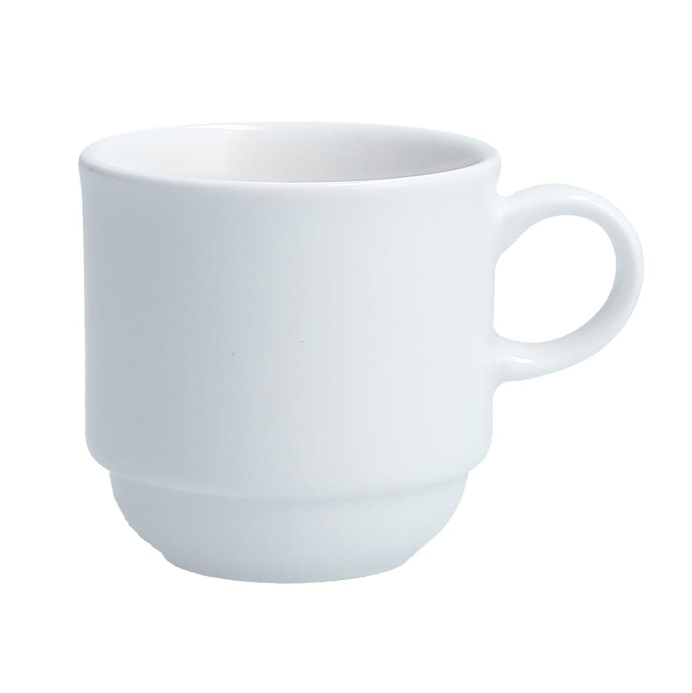 Fortessa 3 1/2 oz Serena Espresso Cup - China, White (TC7600.DV.06)