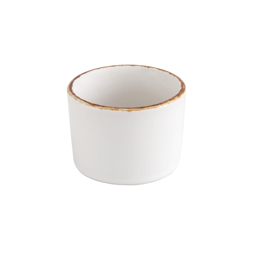 Fortessa 2 1/4" x 1 3/4" Spice Salt Dipper/Sipper - China, White (TC.ALU-068.4)