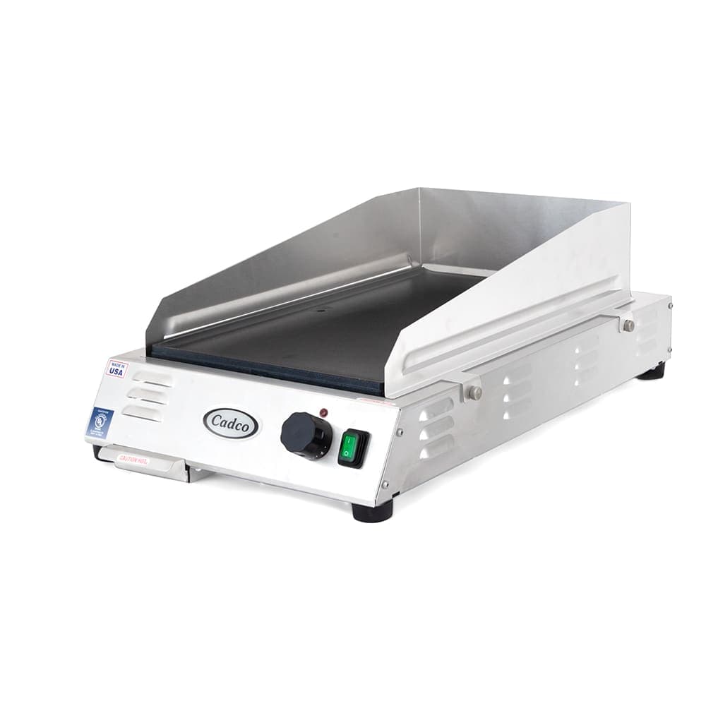 Cadco CG-5FB 21" Electric Griddle w/ Thermostatic Controls - 1" Steel Plate, 120v