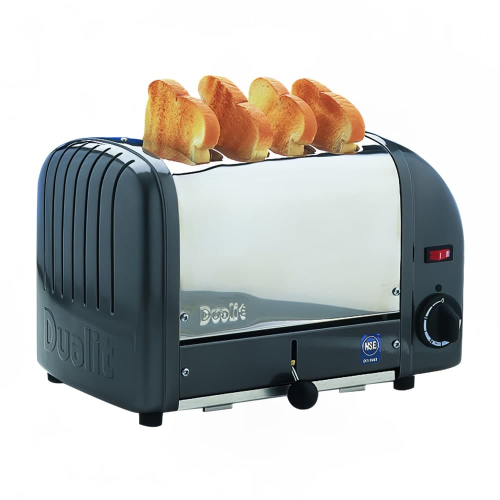 Cadco CTW-4M(220) Slot Toaster w/ 4 Slice Capacity & 1"W Product Opening - 220v