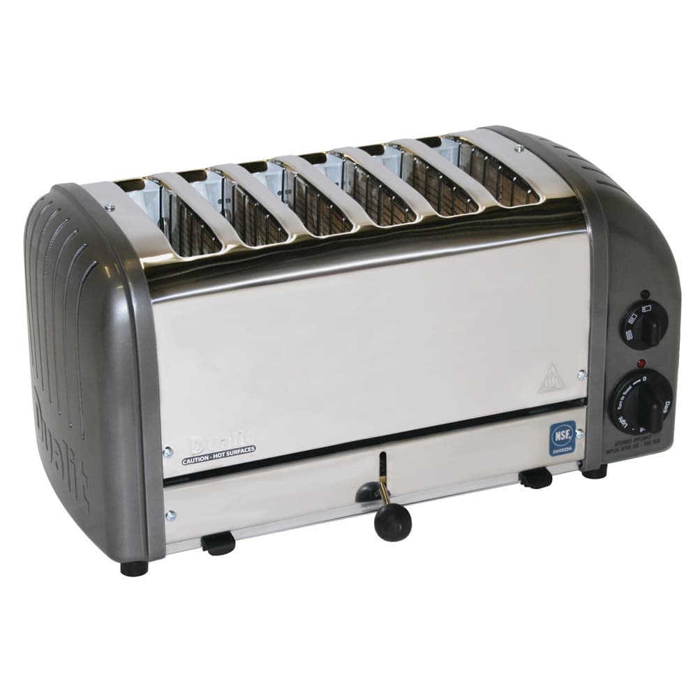 Cadco CTW-6M(220) Slot Toaster w/ 6 Slice Capacity & 1"W Product Opening - 220v
