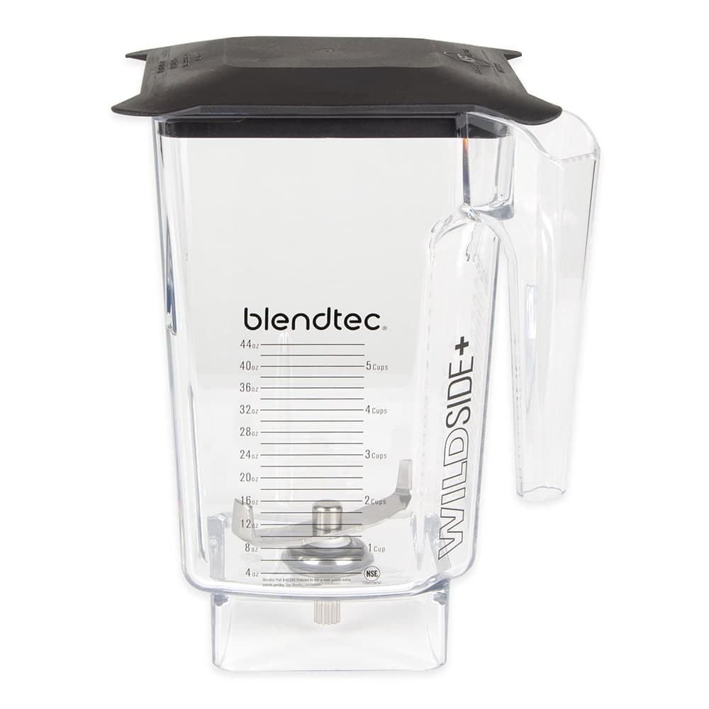 Blendtec WILDSIDE-S 3 qt WildSide Jar w/ Soft Lid & Wingtip Blade, Ounce & Cup Markings