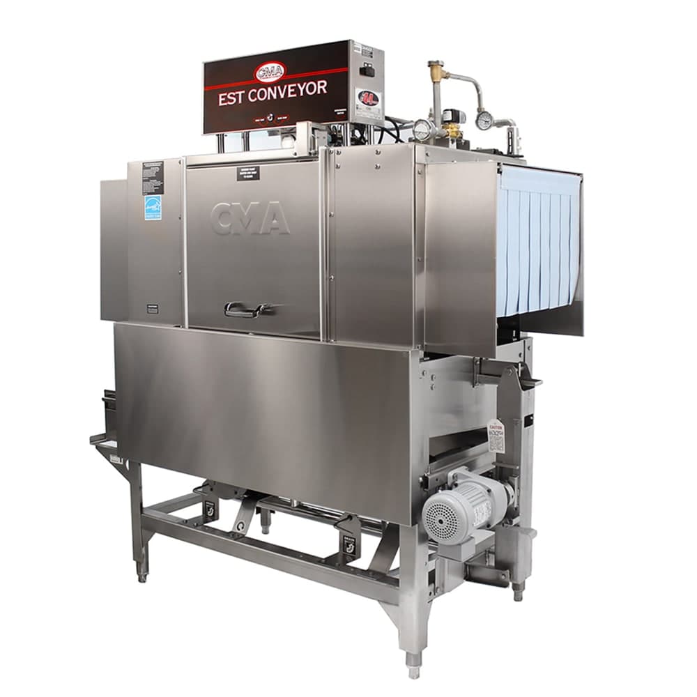CMA Dishmachines EST-44H/L-R 2083 44" High Temp Conveyor Dishwasher w/ 249 Racks/hr Capacity, 208v/3ph