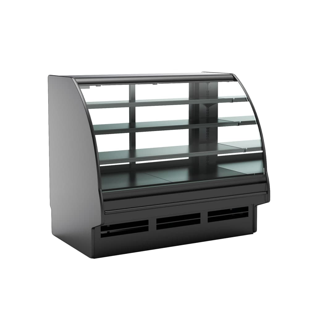 Structural Concepts GHS556R (CURVED) 62 7/8" Fusion® Full Service Bakery Case w/ Curved Glass, 110-120v