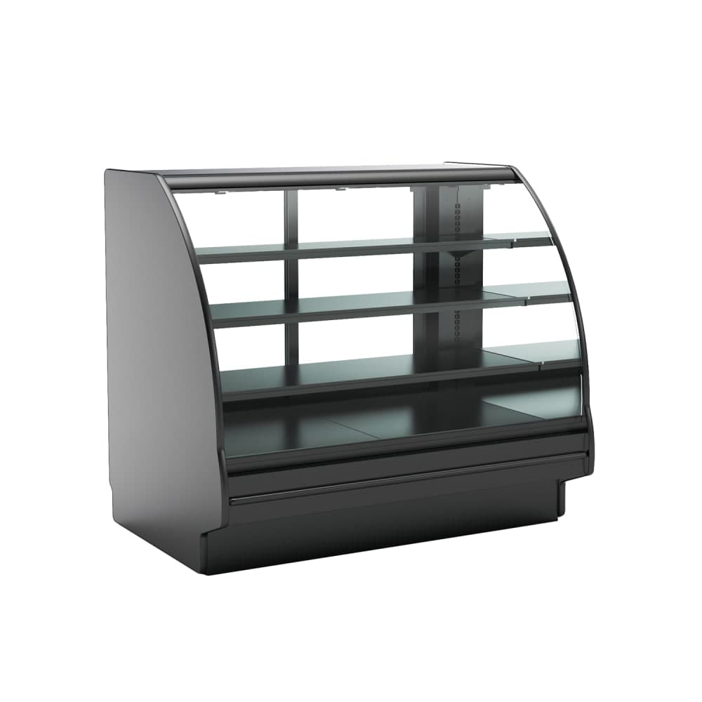 Structural Concepts GHS556RLB (CURVED) 62 7/8" Fusion® Full Service Bakery Case w/ Curved Glass, 110-120v