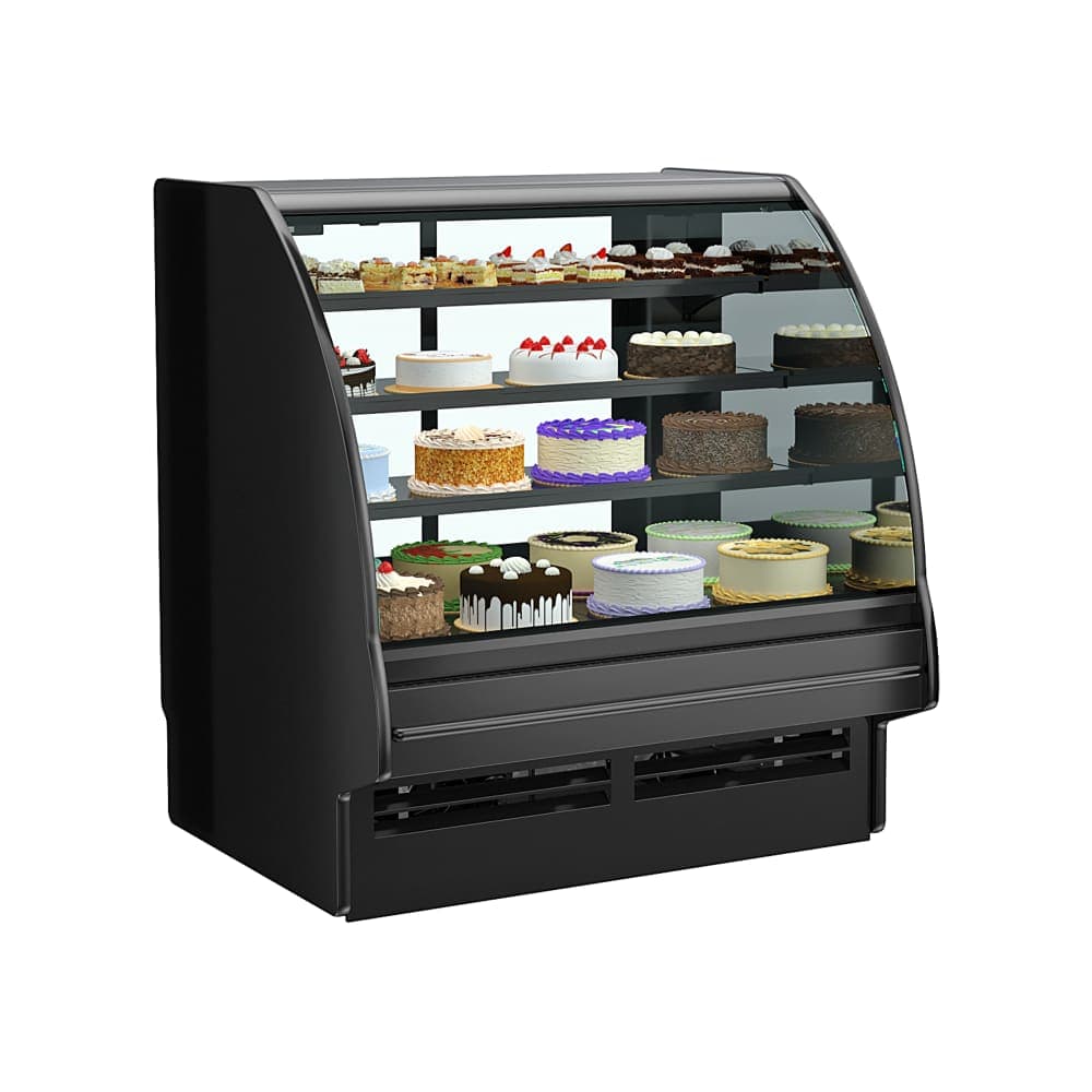 Structural Concepts GHS656R (CURVED) 75 3/8" Fusion® Full Service Bakery Case w/ Curved Glass, 110-120v