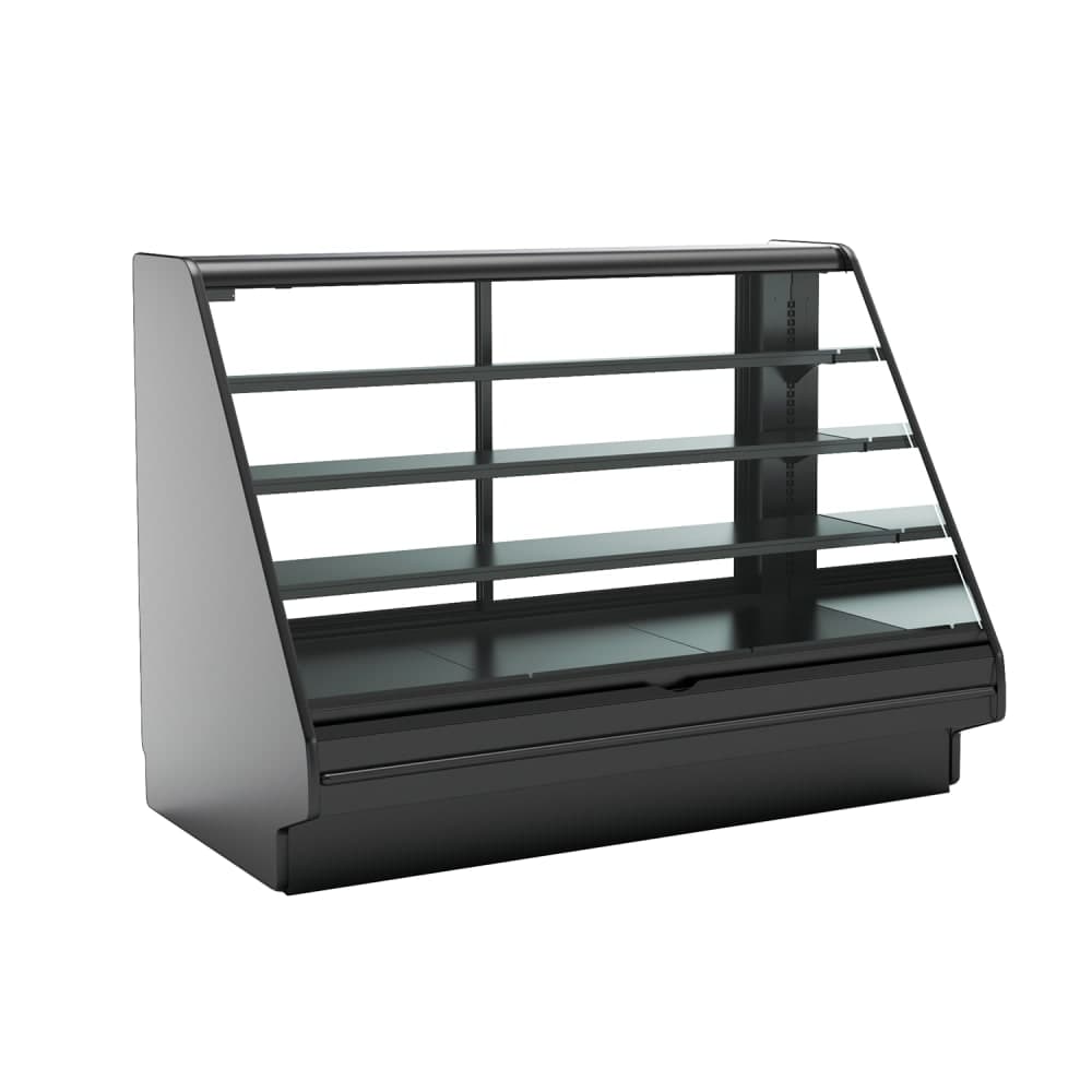 Structural Concepts GHS656RLB (FLAT) 75 3/8" Fusion® Full Service Bakery Case w/ Straight Glass, 110-120v