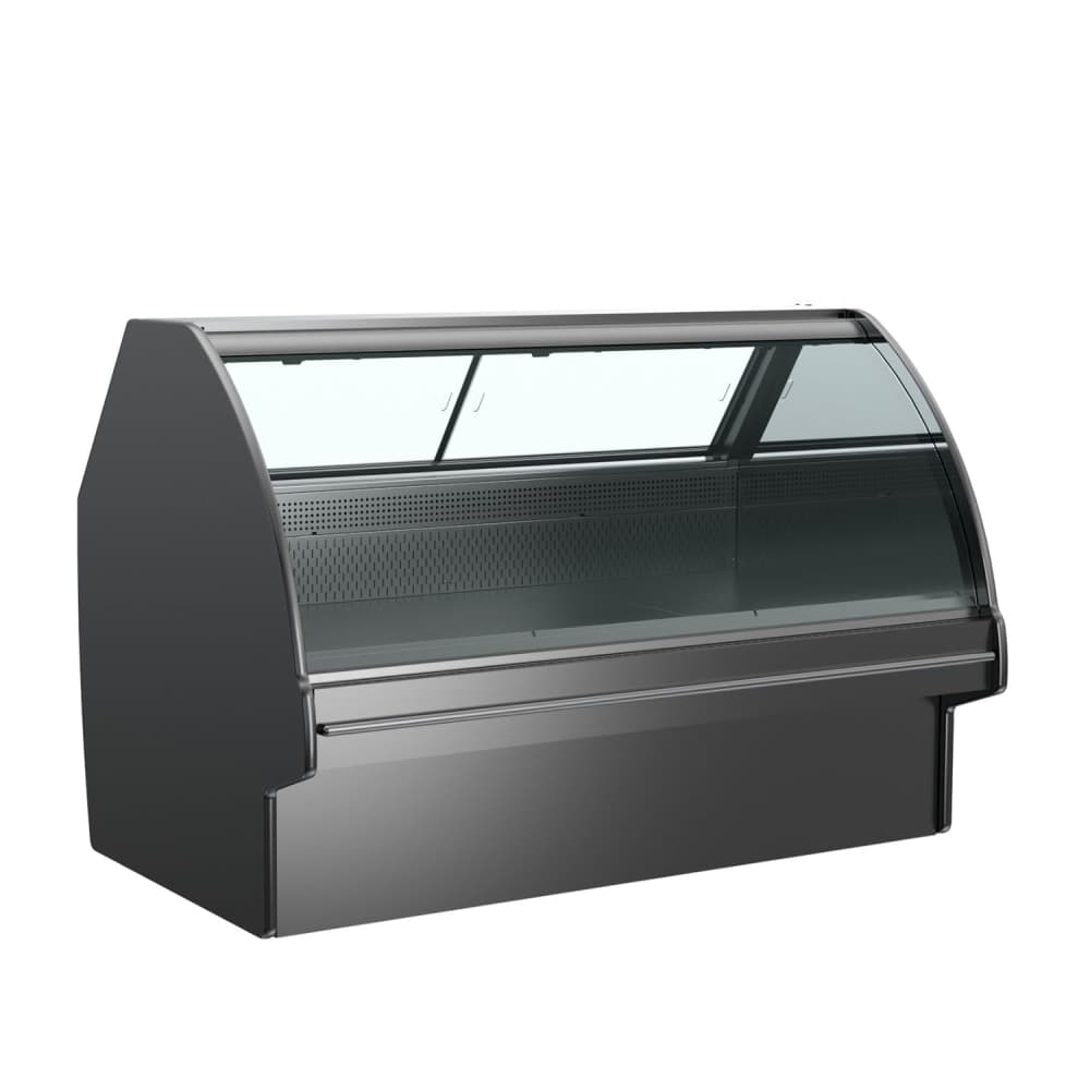 Structural Concepts GLDS6R 75 3/8" Fusion® Full Service Deli Case w/ Curved Glass - (1) Level, 110-120v