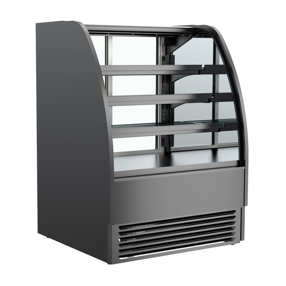 Structural Concepts HMG3953R 38 3/4" Harmony® Full Service Bakery Case w/ Curved Glass - (4) Levels, 110-120v