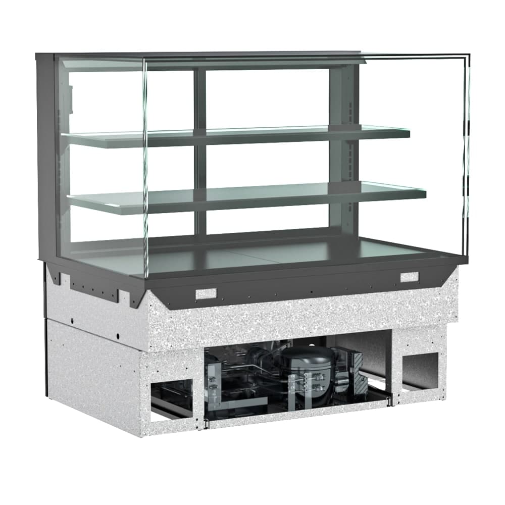 Structural Concepts NE4827RSV 47 3/4" Reveal® Countertop Refrigerated Display Case - (3) Levels