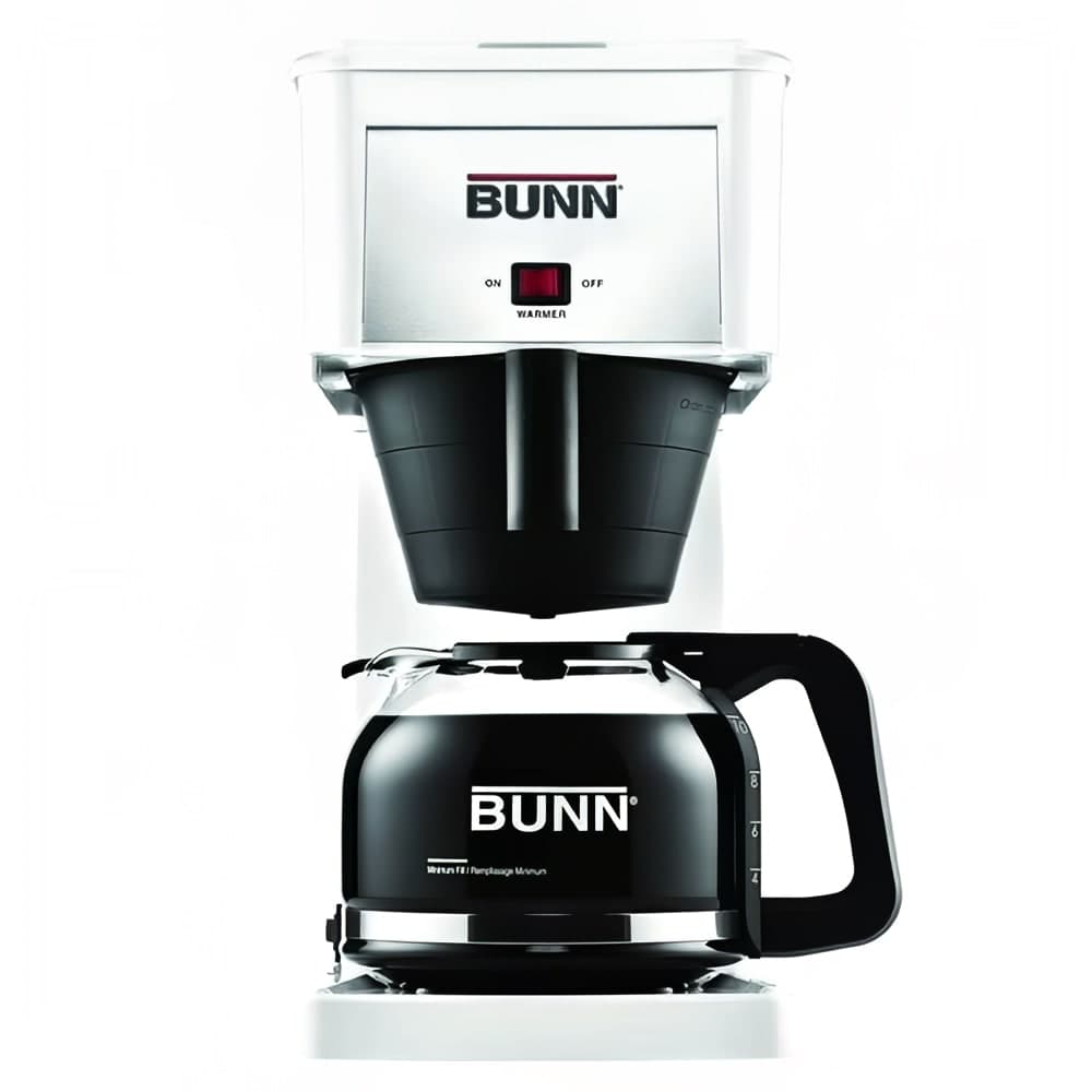 BUNN Home GR Velocity Brew 10 cup Drip Coffee Maker, White (38300.0060)