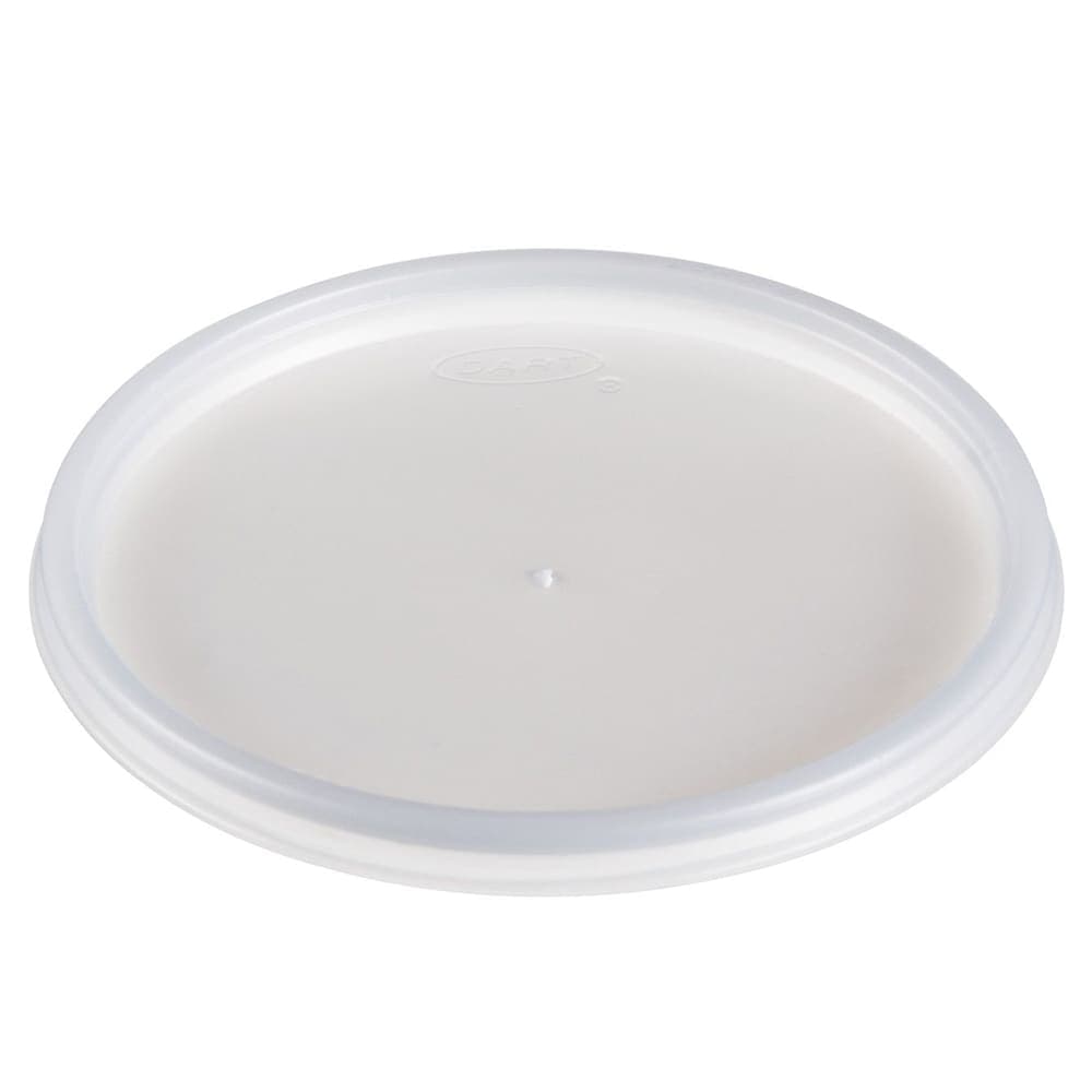 Dart 20JL Vented Lid for 20 oz Foam Cups and Containers - Translucent