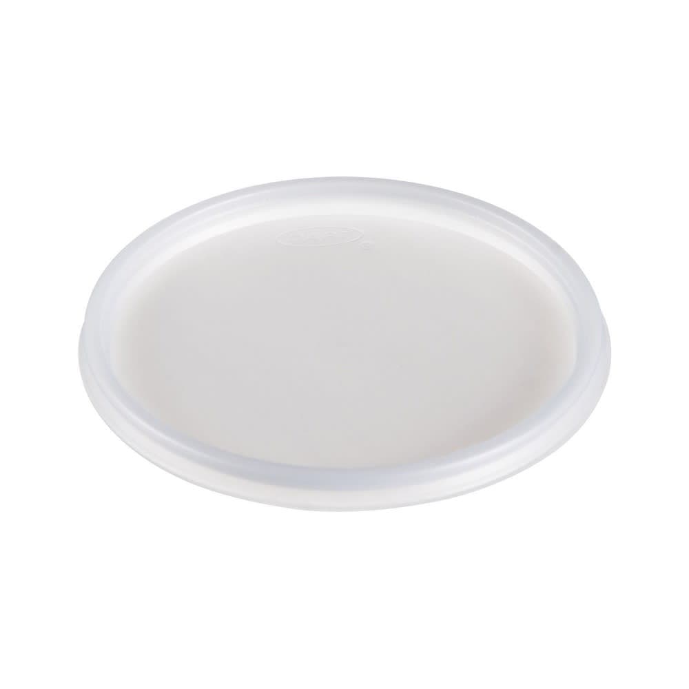 Dart 20JLNV Non Vented Lid for Foam Cups & Containers - Polystyrene, Translucent