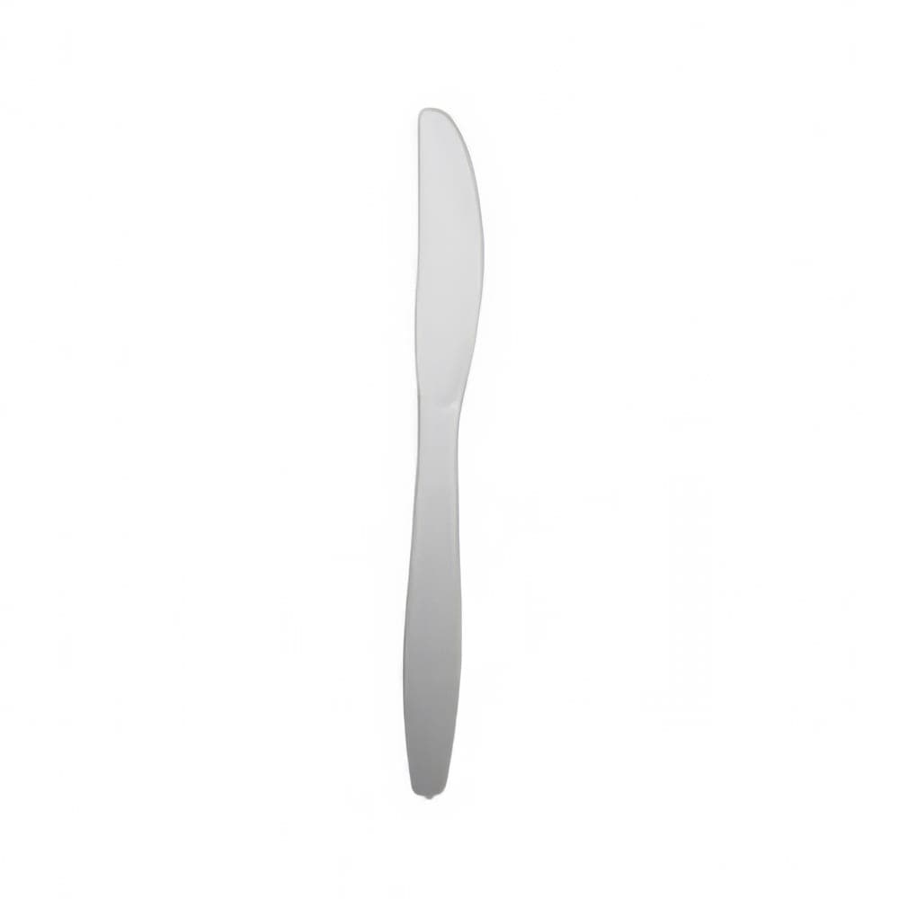 Empress Medium Weight Disposable Knives - Plastic, White (E175003 (41730))