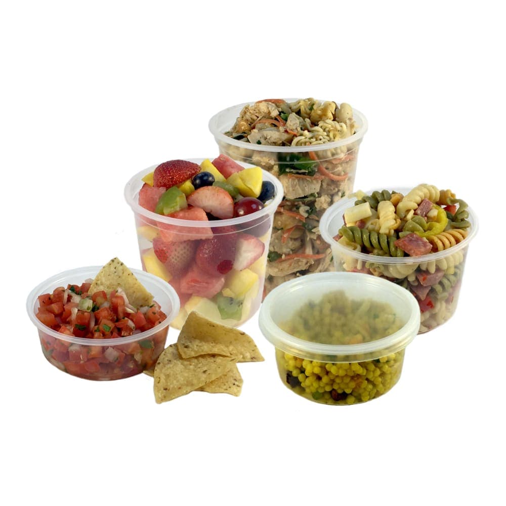 Empress 8 oz Deli Container - Polypropylene, Clear (ED08A (58656))