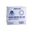 Empress Lid for 3 1/4 oz, 4 oz, & 5 1/2 oz Portion Cups (EPCLID3 (48336)) thumbnail 2