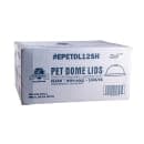 Empress Dome Lid w/ Hole for 12 oz to 24 oz Cups - PET, Clear (EPETDL12SH (48630)) thumbnail 3